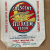 Voigt's Paper Flour Bag Crescent Self Rising 6 lbs NOS vintage Grand Rapids MI