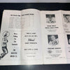 Wooster vs. Coshocton Ohio 1954 Football Program High School Generals Redskins