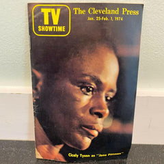 TV Showtime January 25 - February 1 1974 magazine Cicely Tyson