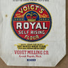 Voigt's Paper Flour Bag Royal Self Rising NOS vintage Grand Rapids Michigan