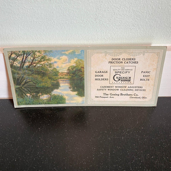 Gesing Brothers Hardware Cleveland Ink Blotter 1940s Vintage Advertising