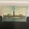 Cedar Point Steamer Postcard Divided Back Vintage Steamship GA Boeckling