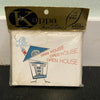 Open House Party Invitations Roof Vintage Retro NOS Kappa 1964