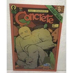 Paul Chadwick's Concrete #1 Dark Horse Comic Book March 1987